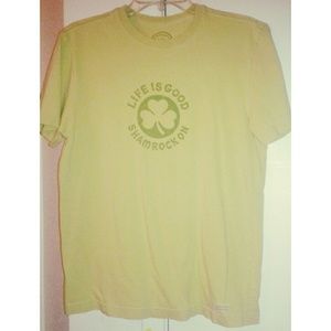 Men's Life is Good Shamrock On